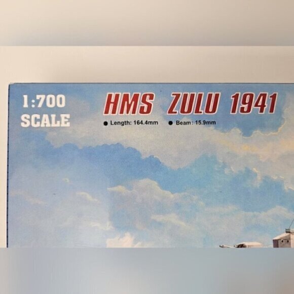 Trumpeter 1/700 HMS Zulu 1941 Model Ship - Picture 2 of 9